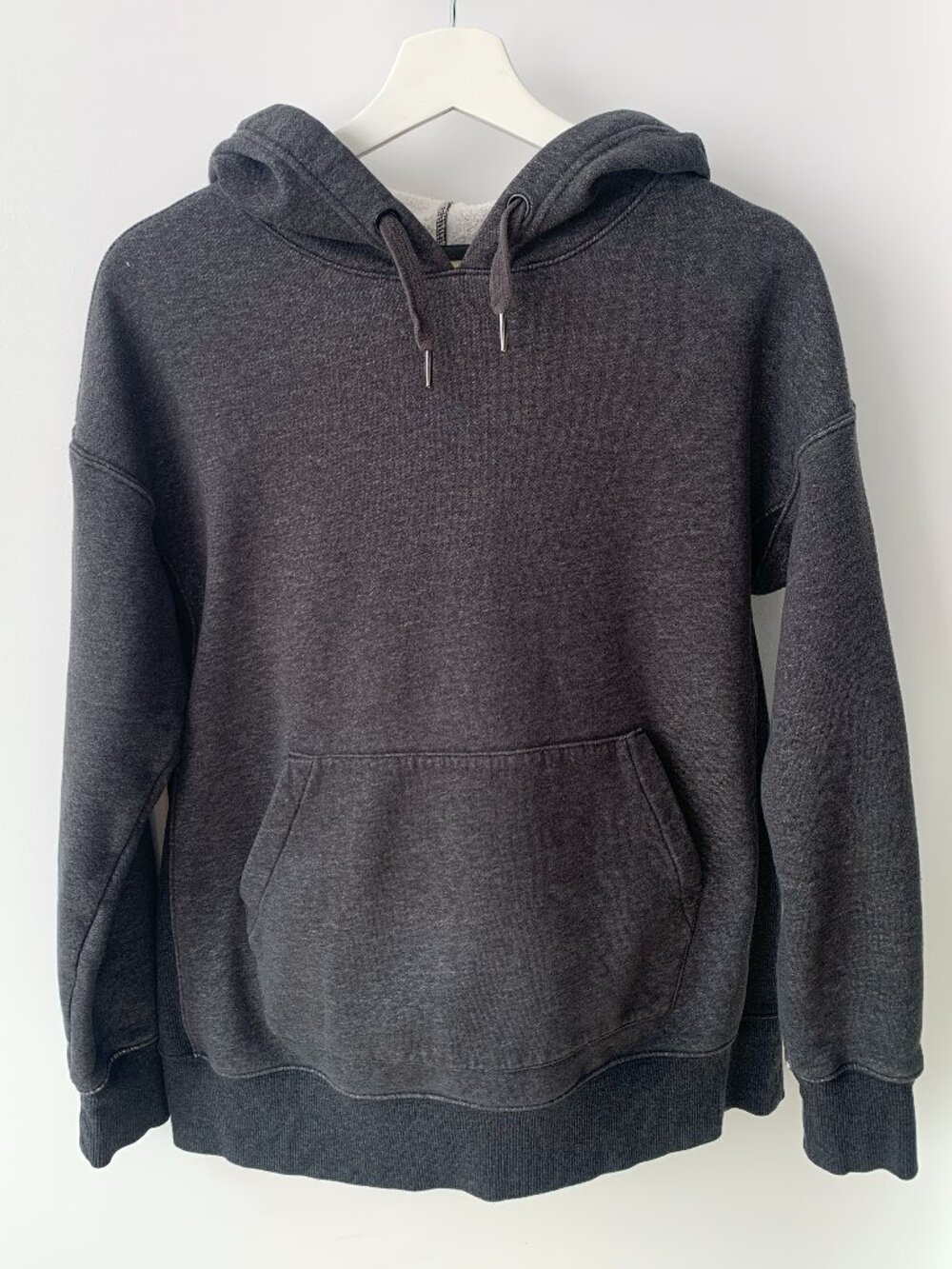 Zella Grey Oversized Hooded Sweatshirt Size XXS